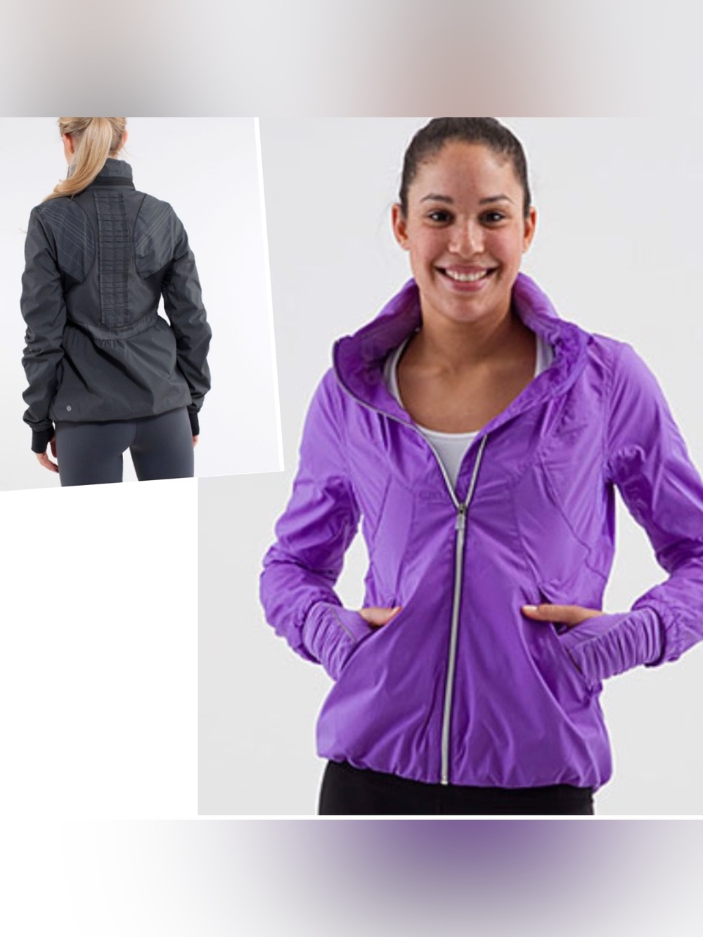 VGUC *Lululemon Run: Hustle Jacket *Power Purple (US 8)